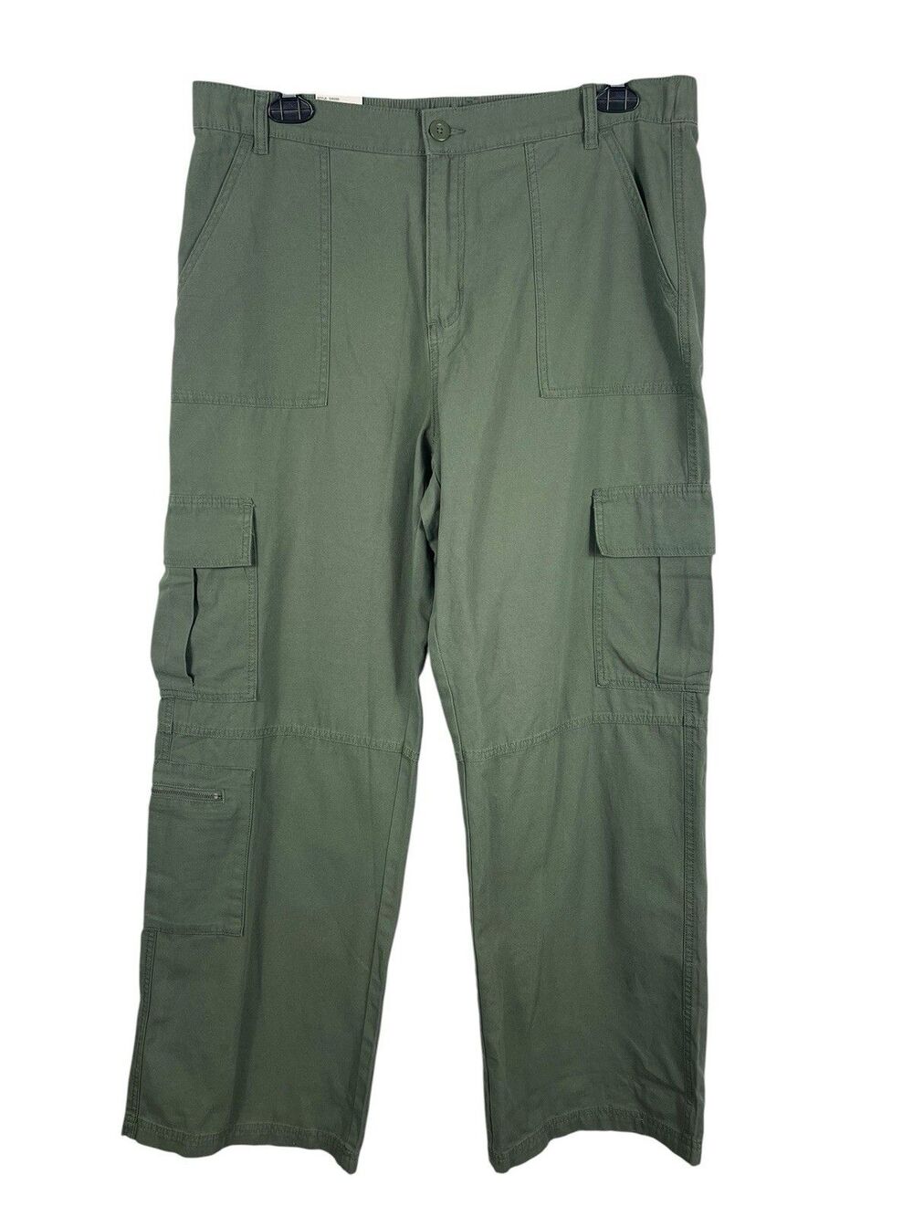 Aéropostale Aero Utility Cargo Pants Women XL Green Y2K Straight Leg Relaxed NWT